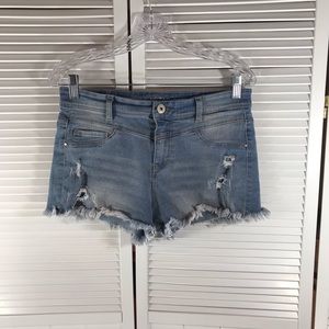 Hi Rise Shorty Jeans Shorts - Final $ Cut